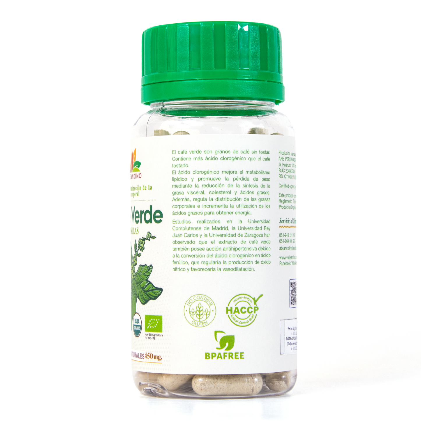 Café verde en cápsulas