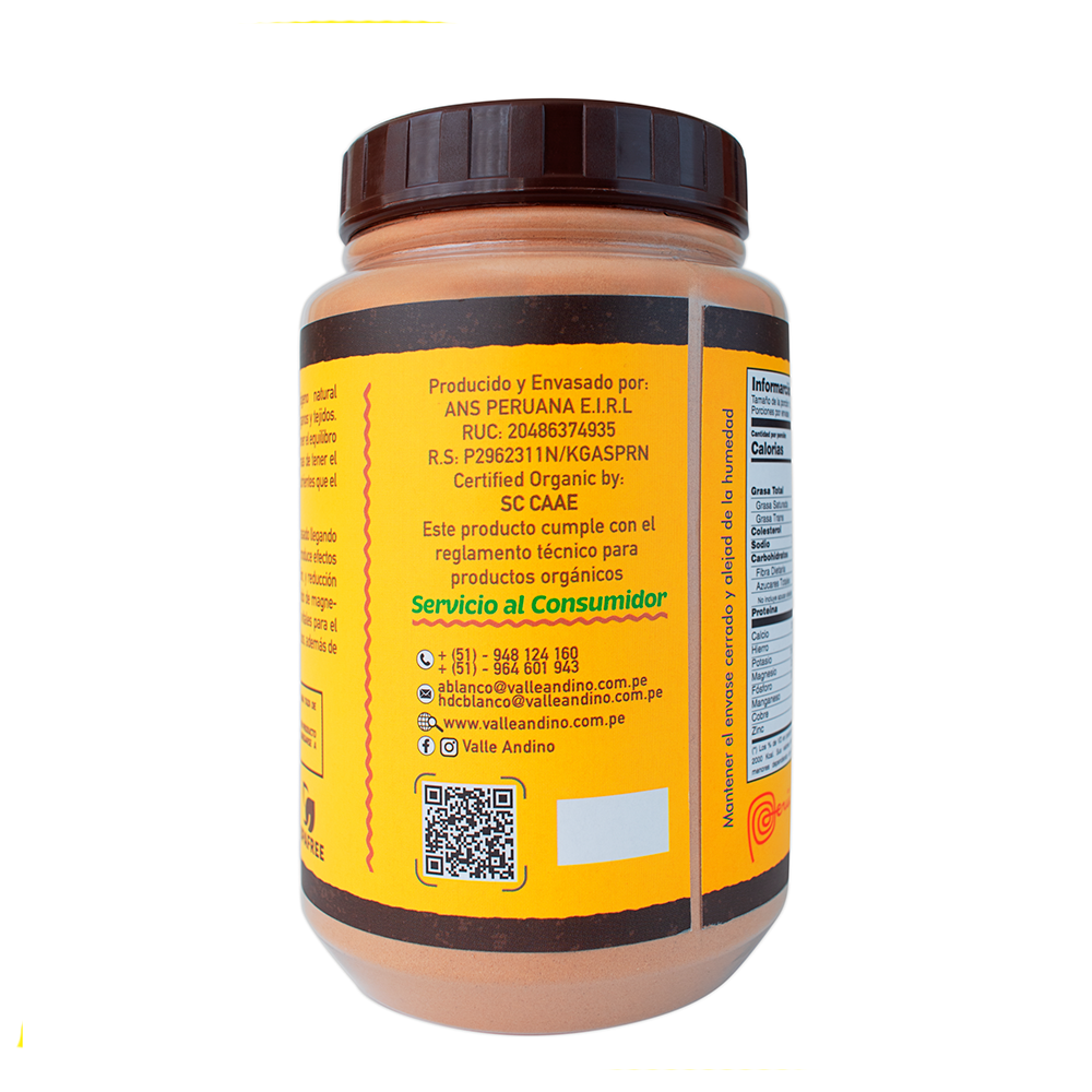 FortiQuick Maca y Cacao orgánico pote de 300g