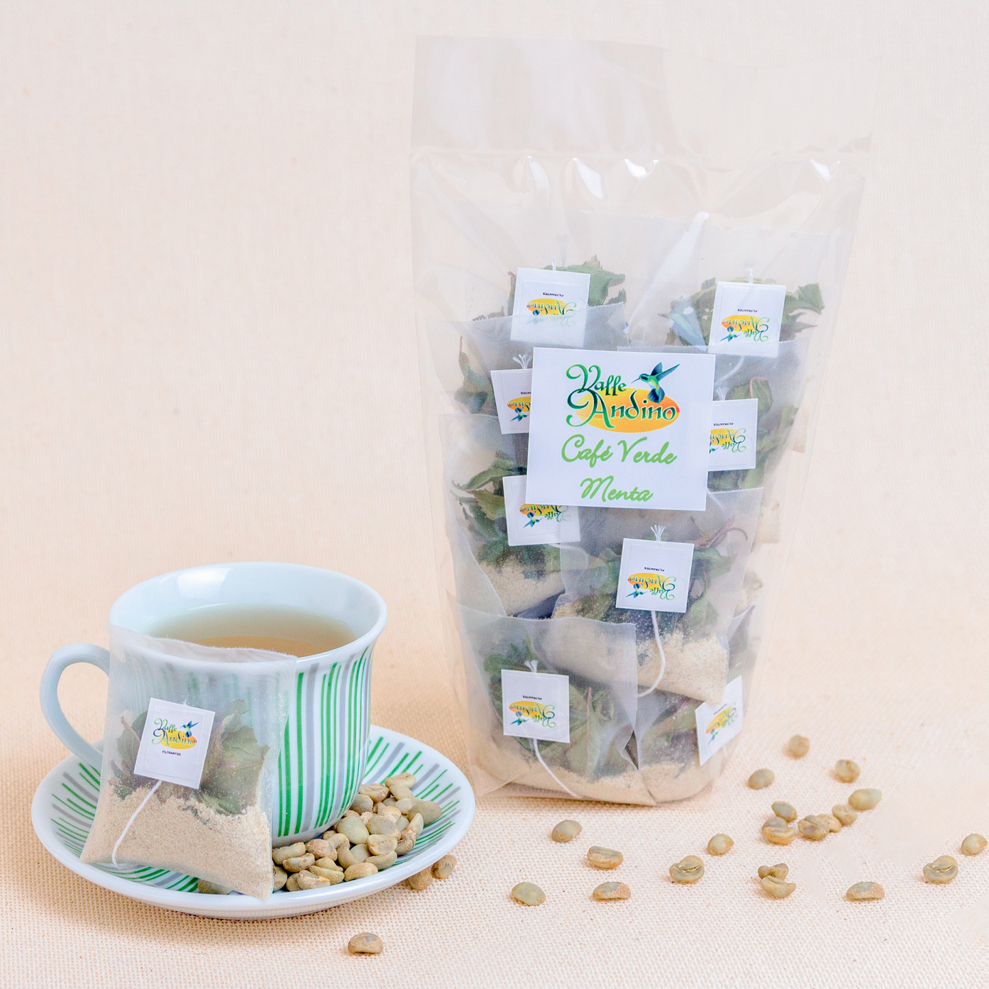 Filtrante de Café Verde y Menta orgánico