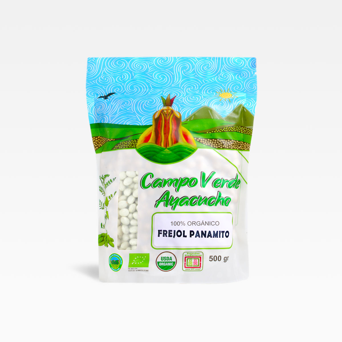 Frejol Panamito Orgánico, Bolsa x 500 g