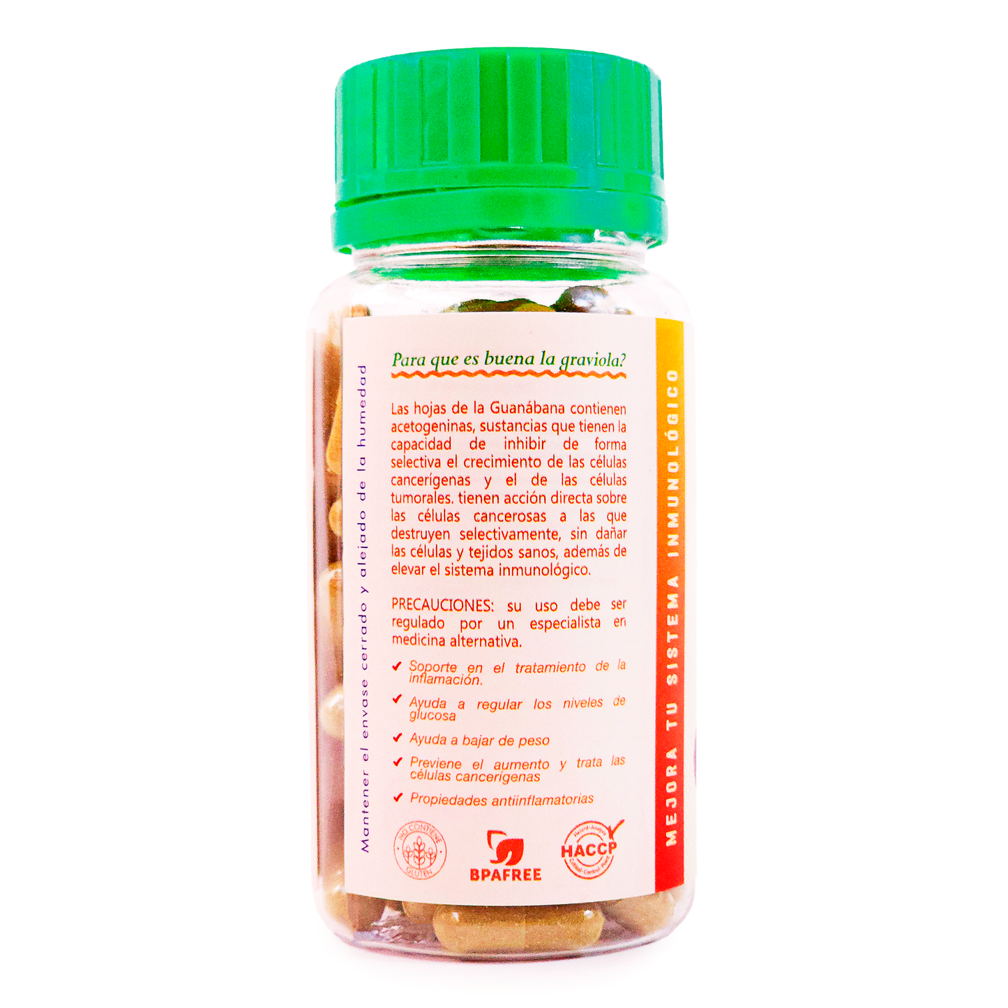 Graviola en cápsula