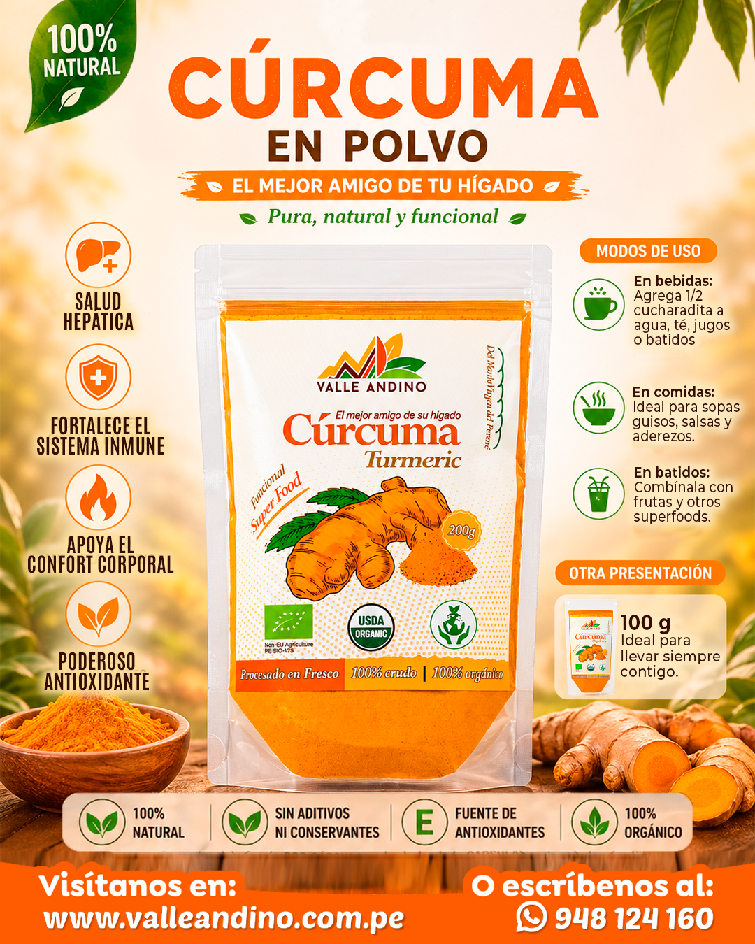 Organic Turmeric Powder