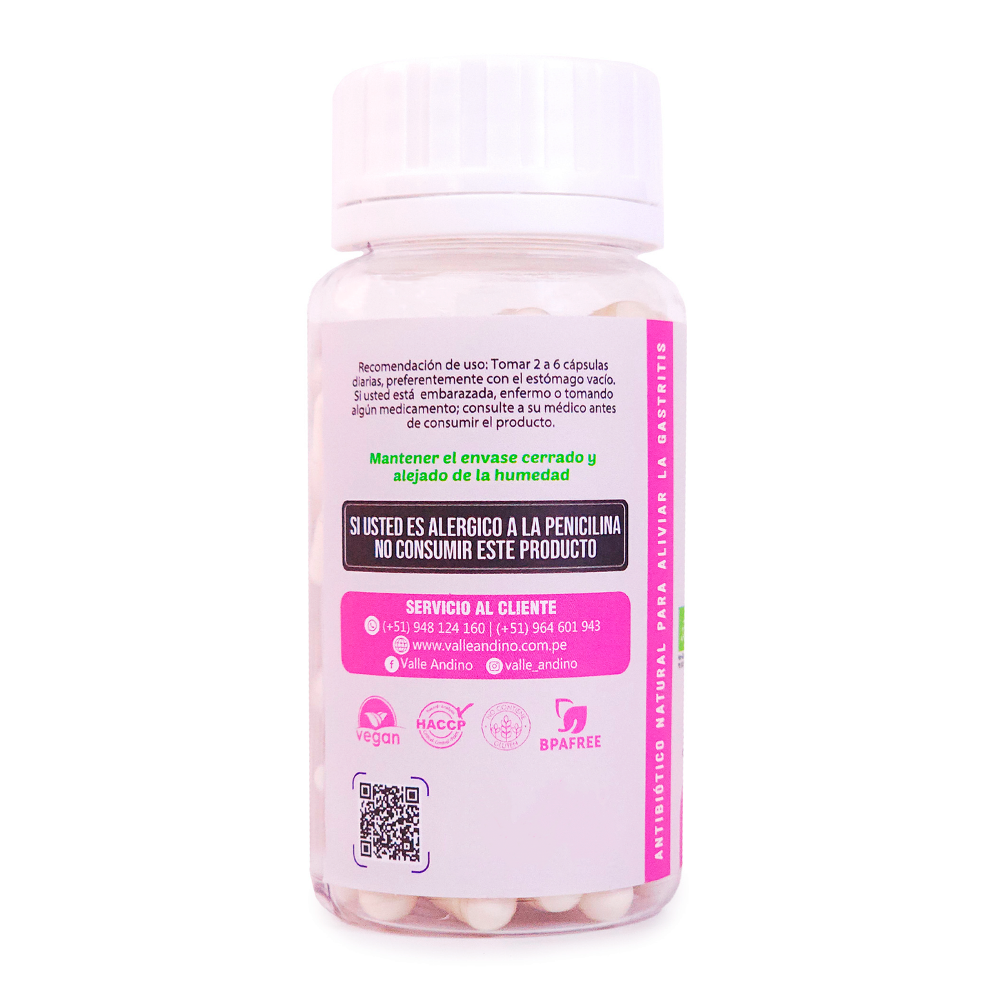 Tocosh orgánico en cápsulas