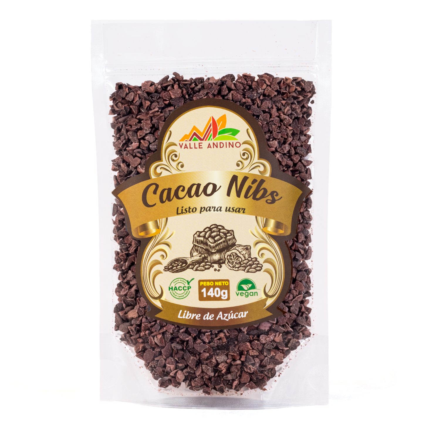Cacao Nibs orgánico x 140g