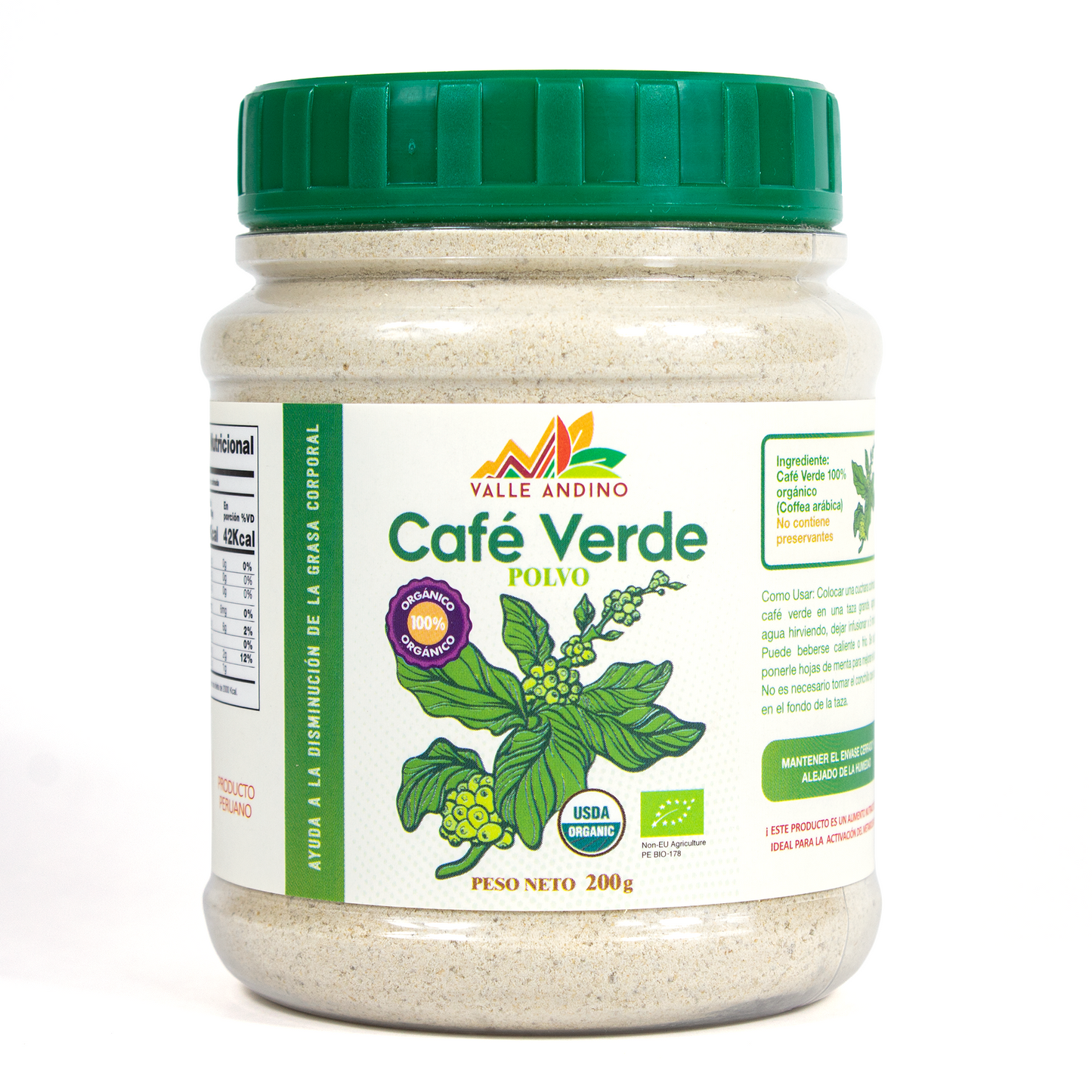 Green coffee powder x 200g