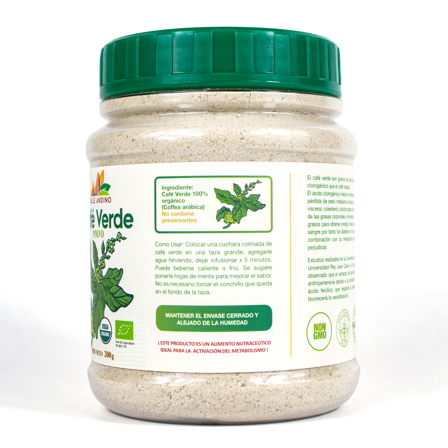 Green coffee powder x 200g