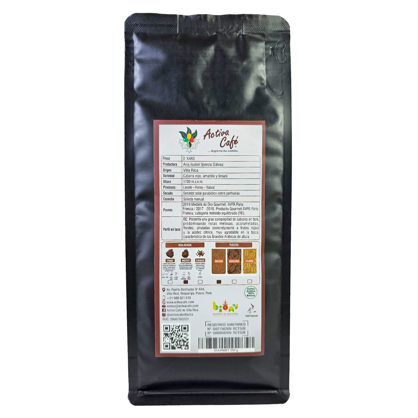 Café Tradicional Molido Medio "CAFÉ GOURMET" 250 g