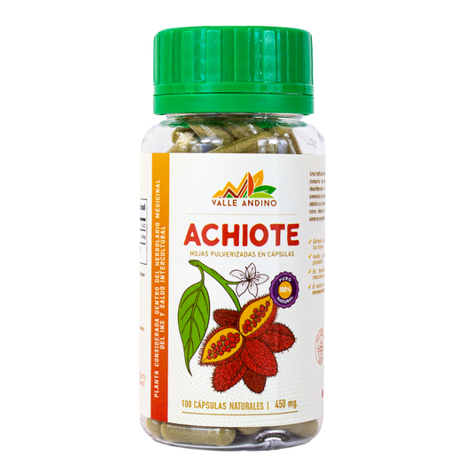 Cápsula Hojas de Achiote 100 und