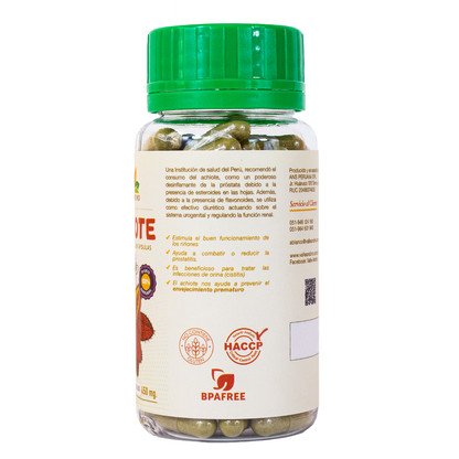 Cápsula Hojas de Achiote 100 und