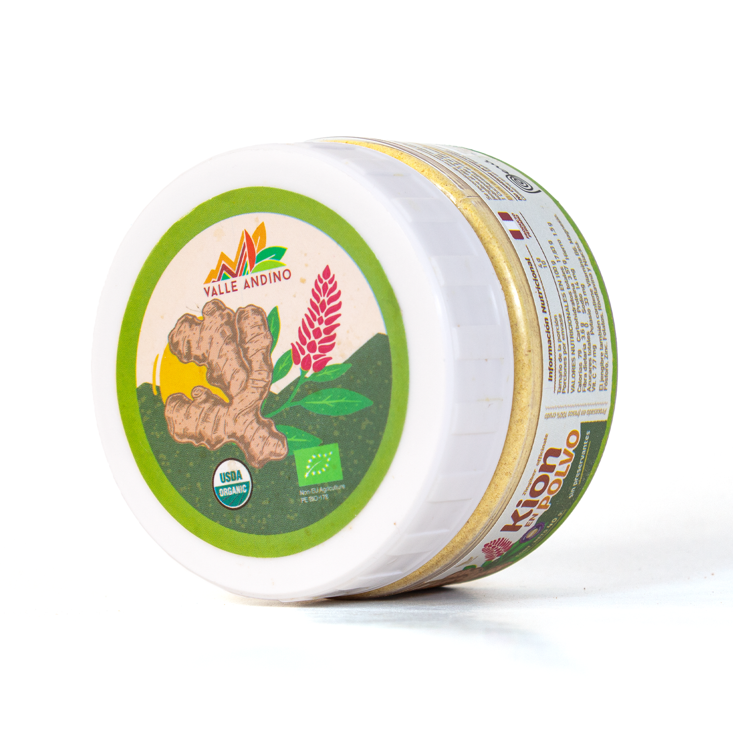 Kión (jengibre) orgánico en polvo en pote x 40 g