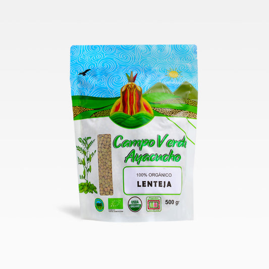 Lenteja Orgánica, Bolsa x 500 g