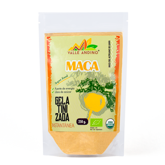 Instant organic Yellow Maca in bag