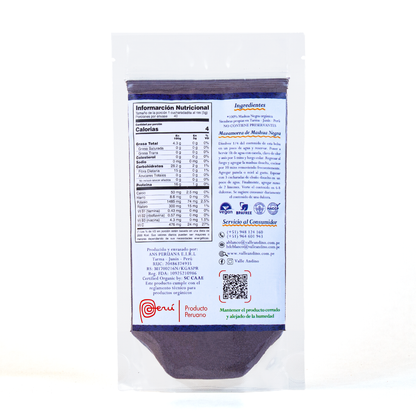 Mashua Negra orgánica en polvo