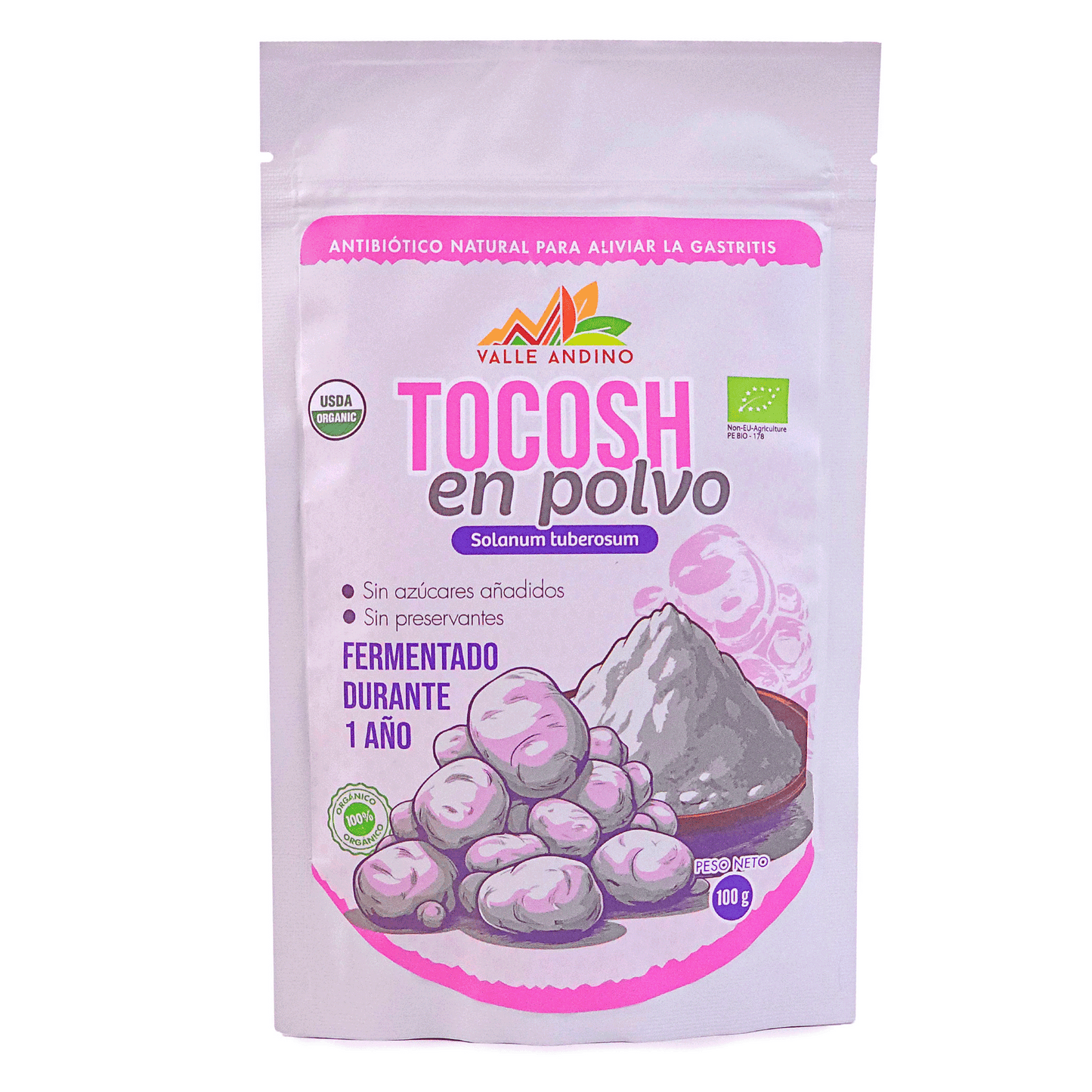 Tocosh orgánico en polvo