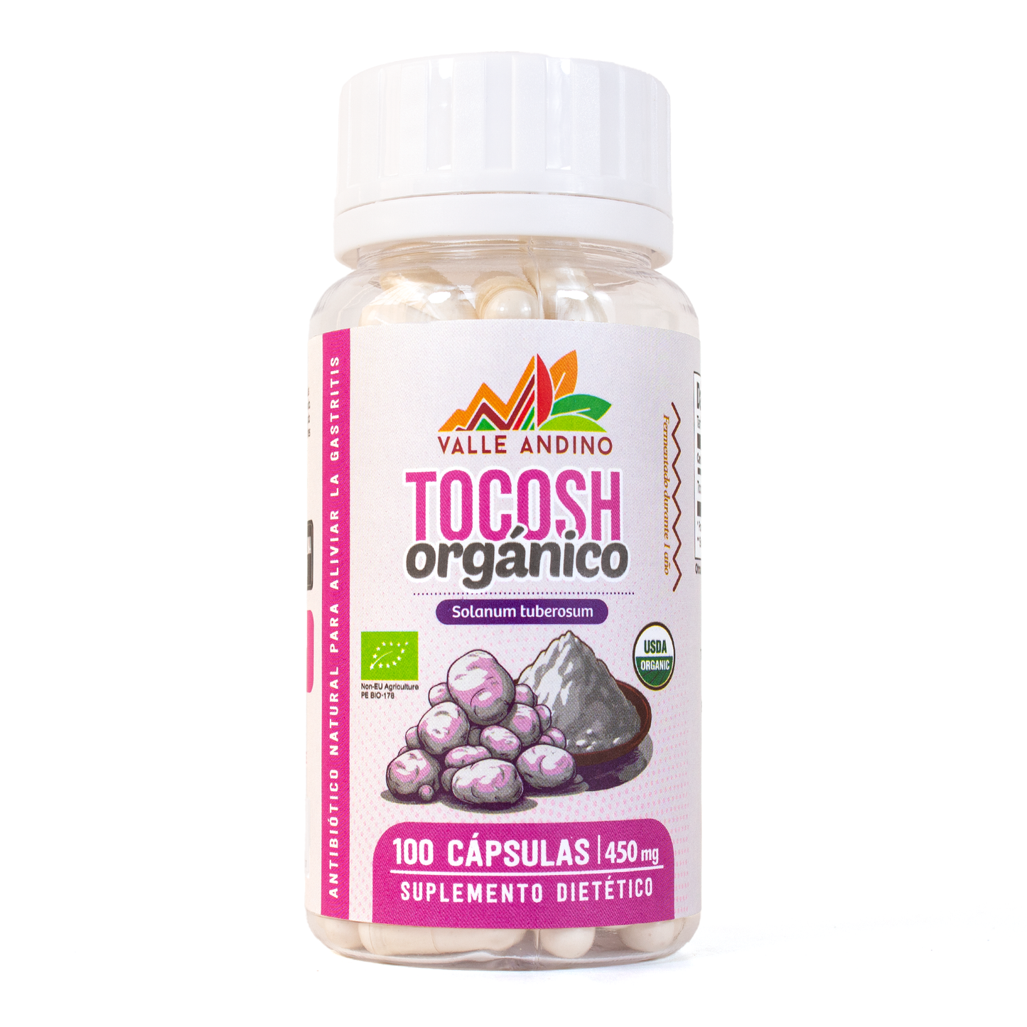 Tocosh orgánico en cápsulas