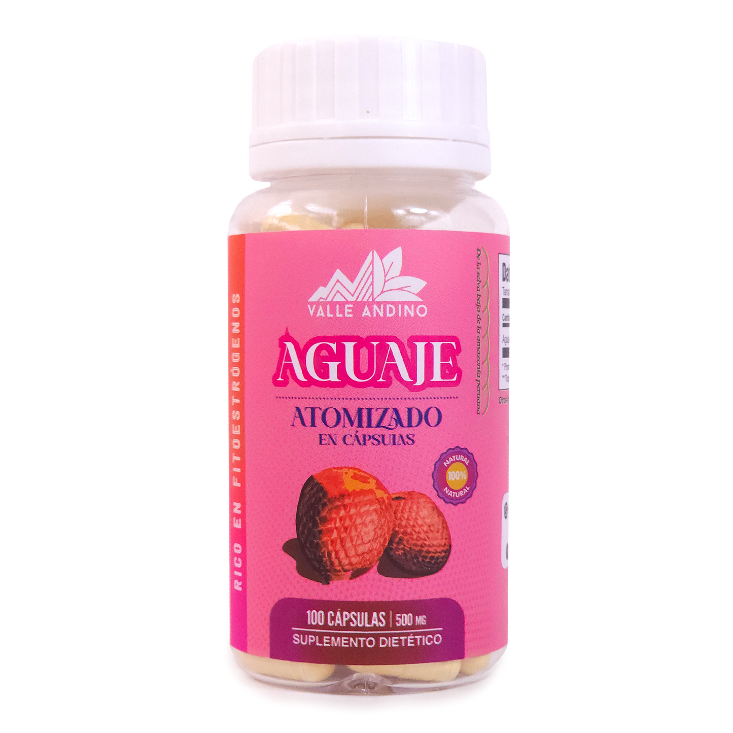 Aguaje natural en cápsulas