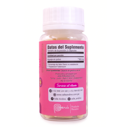 Aguaje natural en cápsulas