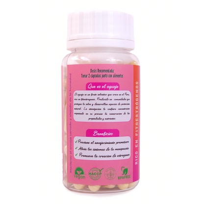 Aguaje natural en cápsulas