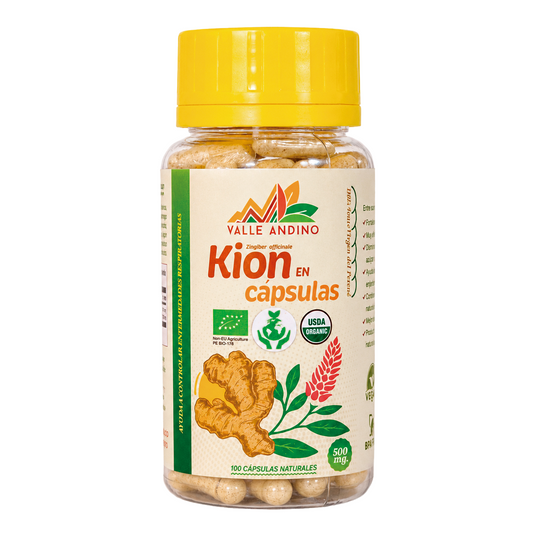 Kion (jengibre) en cápsula x 100 unids
