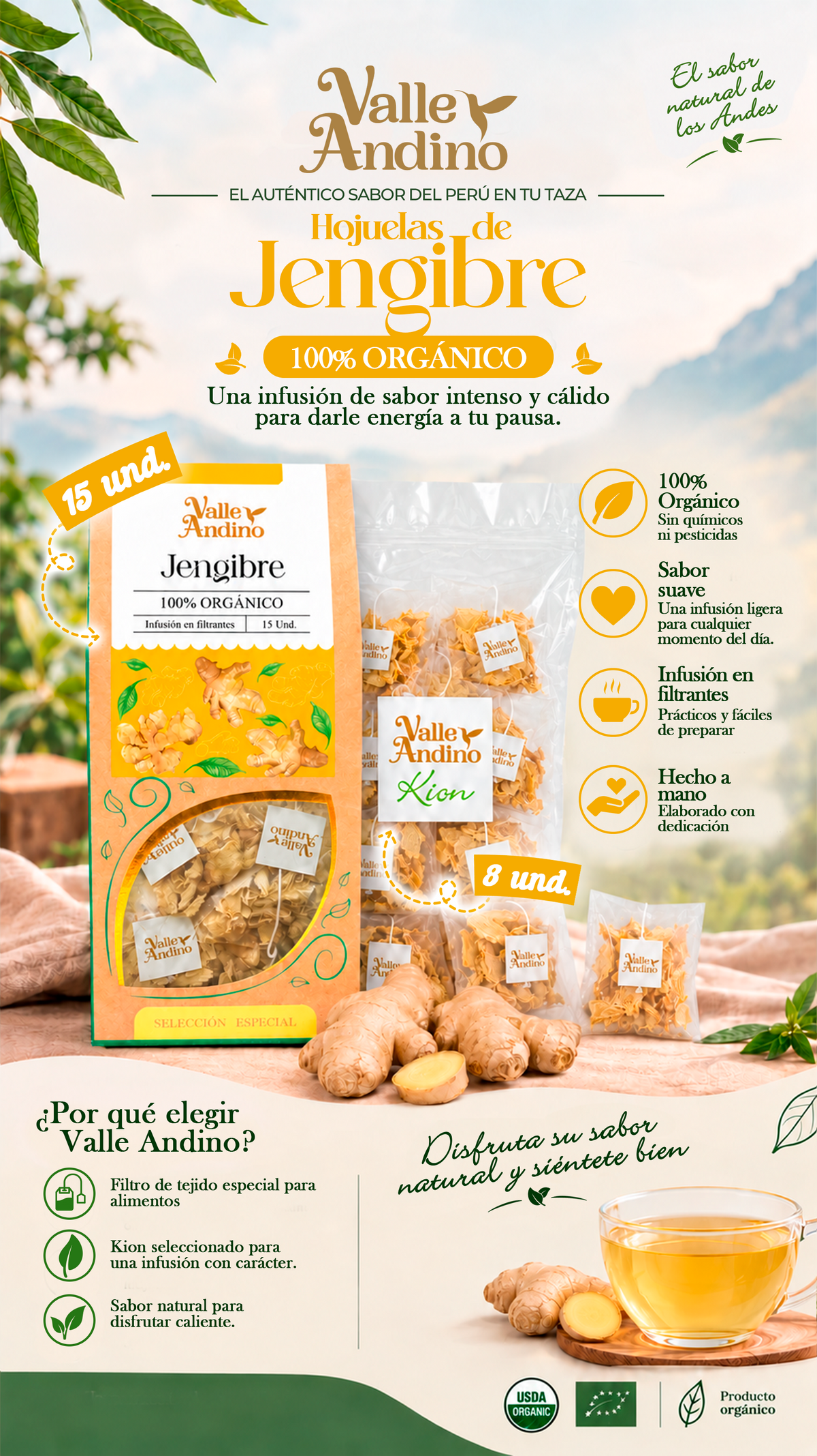Filtrante de Kión orgánico