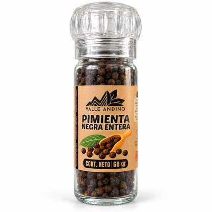 Pimienta Negra Entera en Frasco x 60 g