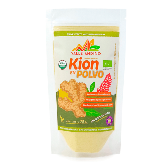 Kión (jengibre) orgánico en polvo