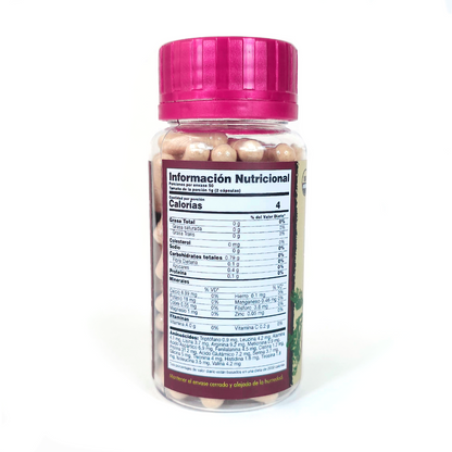 Organic Red Maca in natural capsules x 100 units