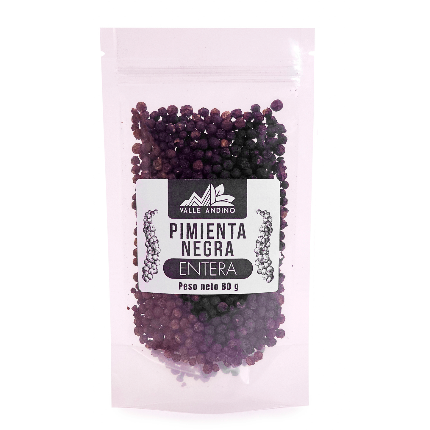 Pimienta negra orgánica entera