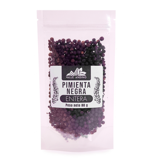 Pimienta negra orgánica entera